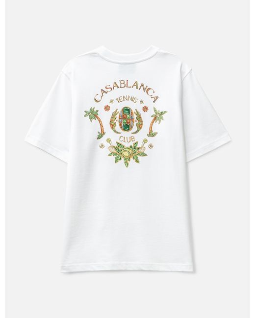 Casablanca Joyaux DAfrique Tennis Club Printed T-shirt