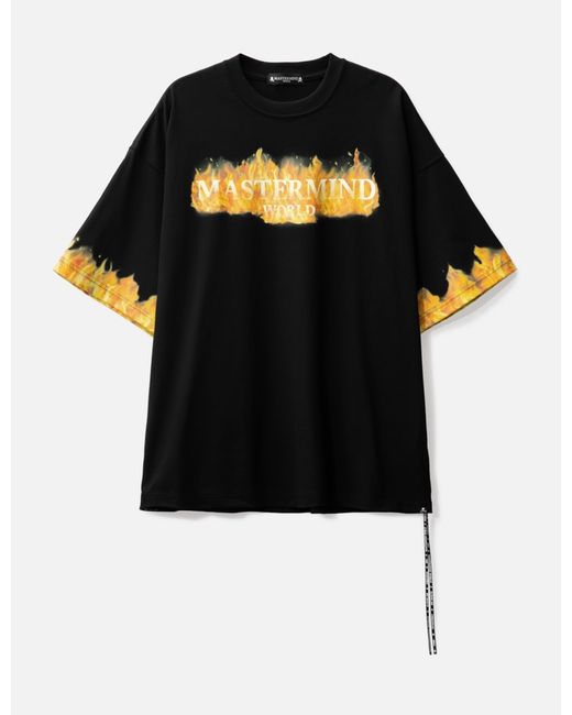 Mastermind World Oversized Fire Short Sleeve T-shirt
