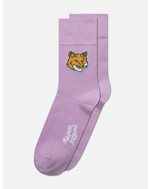 Maison Kitsuné Fox Head Socks