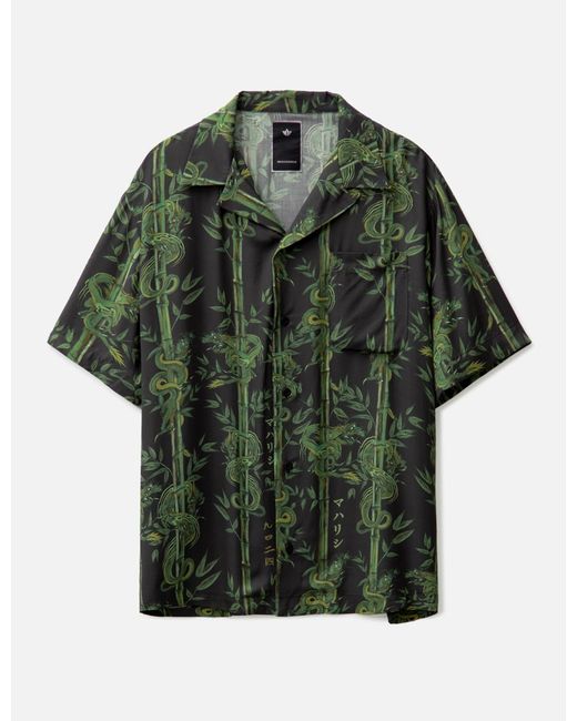 Maharishi Dragon Bamboo Camp Collar Shirt