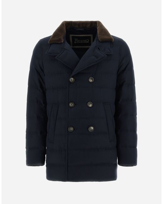 Herno NORFOLK PEACOAT male Coats Trench 48