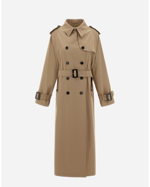 Herno LIGHT COTTON CANVAS TRENCH COAT female Coats Trench