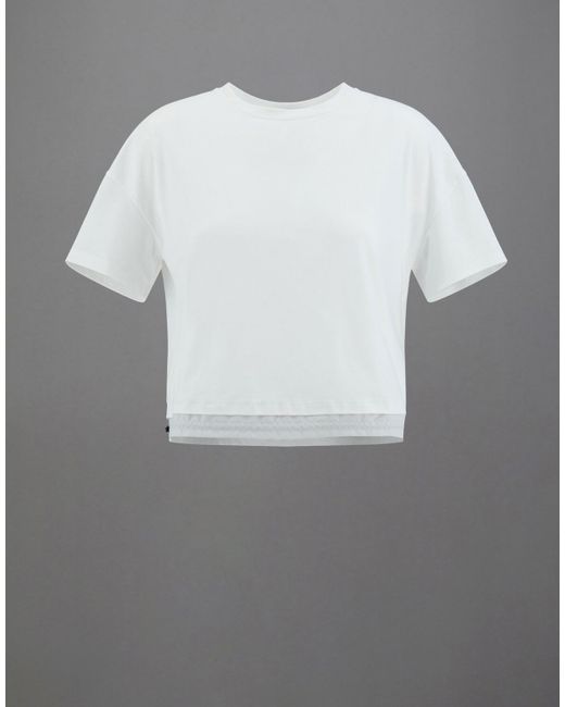 Herno LAMINAR DRAWSTRING T-SHIRT DYNAMIC INTERLOCK female T-shirts