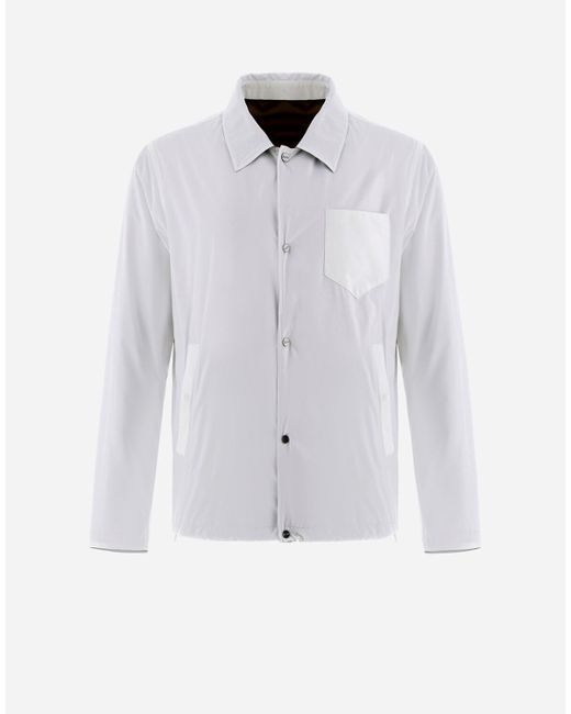 Herno REVERSIBLE MILLIONAIRE MICROFIBRE AND ECOAGE SHIRT male Shackets
