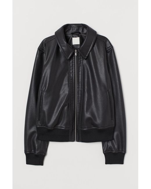 H & M Faux Leather Jacket