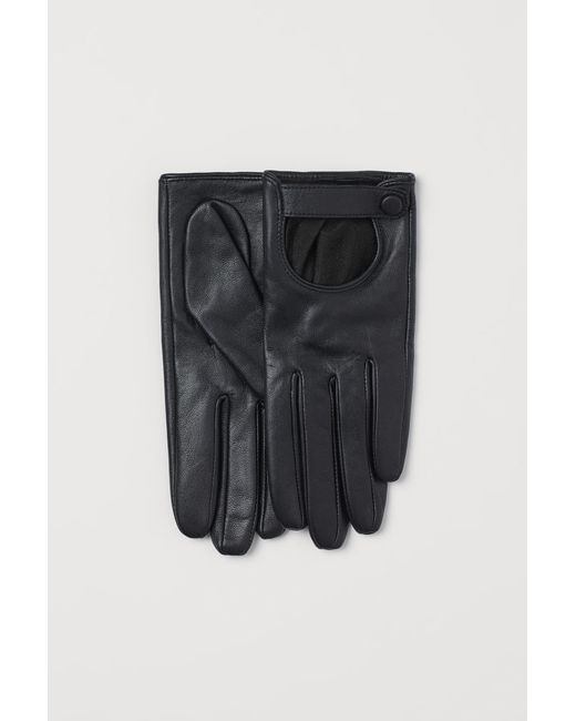 H & M Leather Gloves
