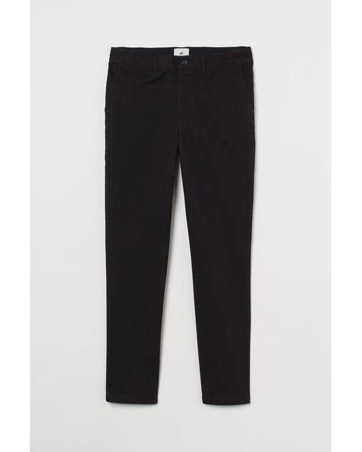 H & M Skinny Fit Cotton Chinos