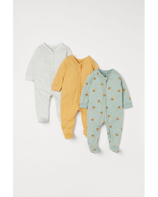 H & M 3-pack Jumpsuits with Zipper