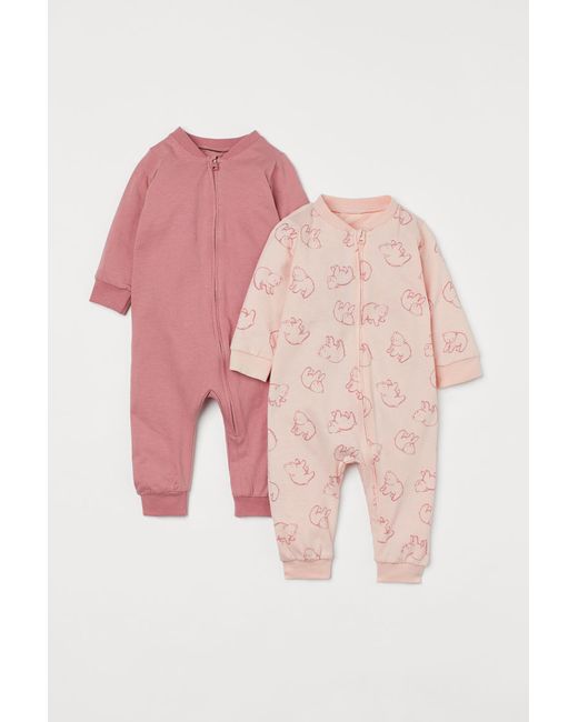 H & M 2-pack Jumpsuits with Zip