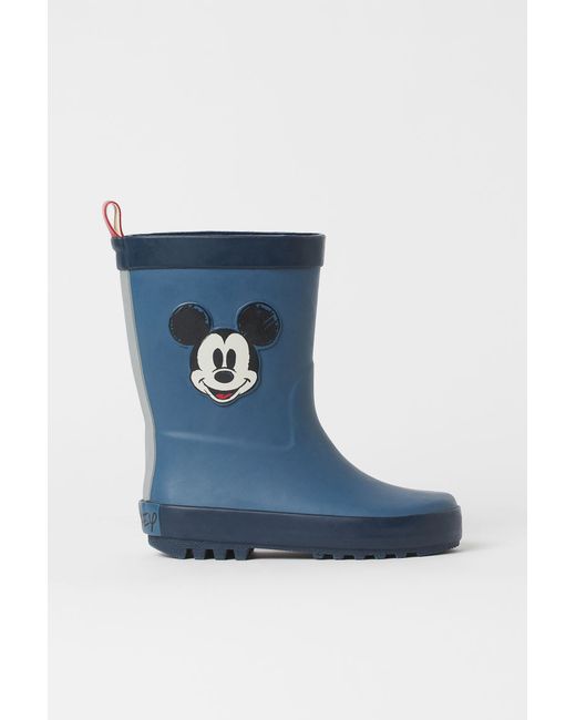 H & M Printed Rubber Boots