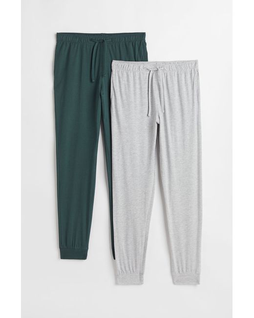 H & M 2-pack Jersey Pajama Pants