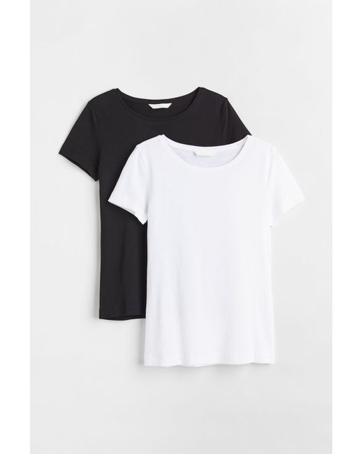 H & M 2-pack Cotton T-shirts