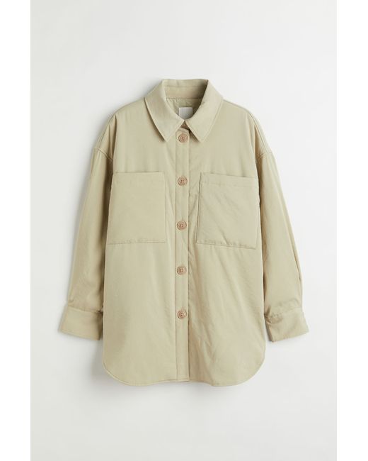 H & M Padded Shirt Jacket
