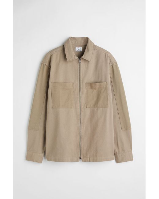 H & M Relaxed Fit Twill Overshirt