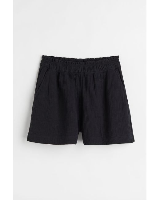 H & M Crinkled Cotton Shorts