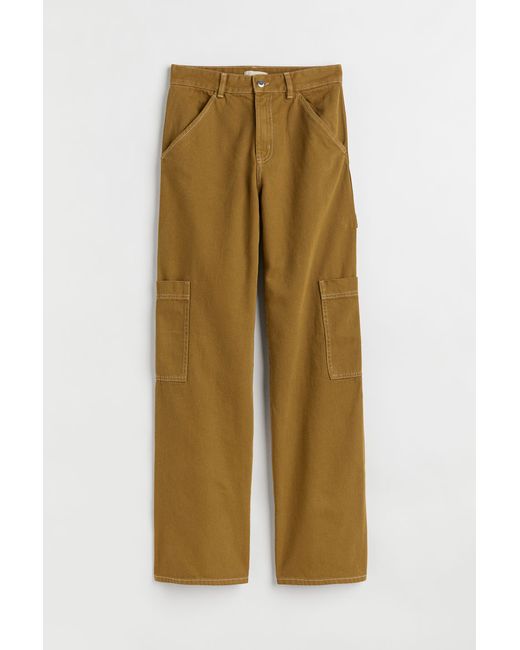 H & M Wide-leg Cargo Pants