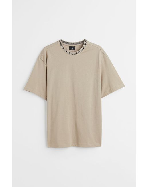 H & M Relaxed Fit Cotton T-shirt