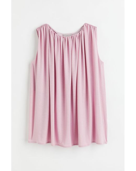 H & M Sleeveless blouse Rosa
