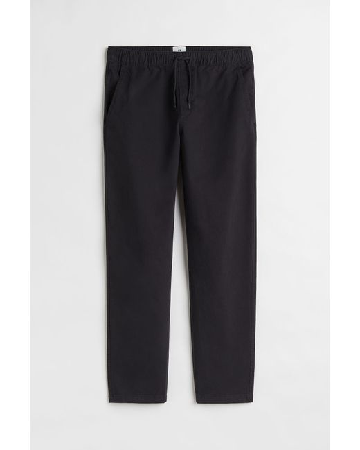 H & M Relaxed Fit Twill Pull-on Pants