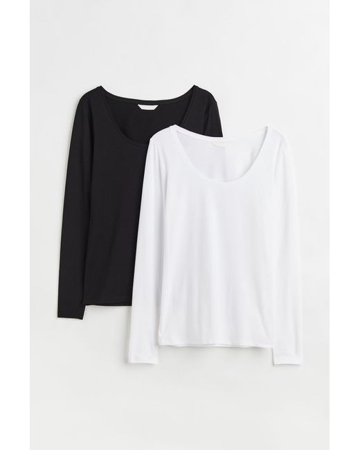 H & M 2-pack Jersey Tops