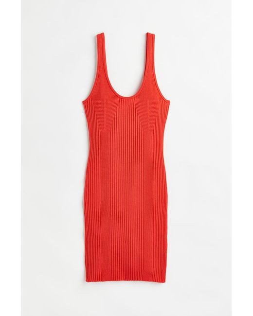 H & M Rib-knit bodycon dress