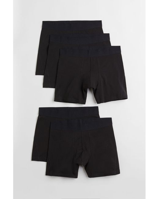 H & M 5-pack Cotton Boxer Shorts