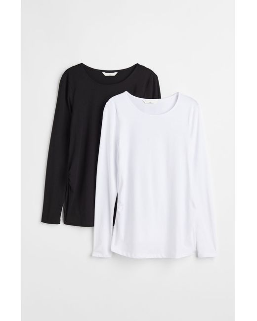 H & M MAMA 2-pack Jersey Tops