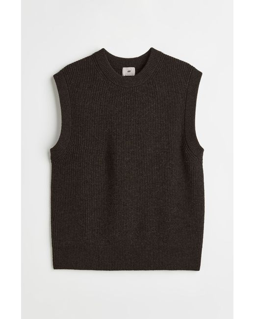 H & M Regular Fit Wool Sweater Vest