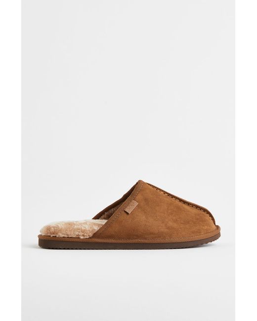 H & M Pile-lined Slippers