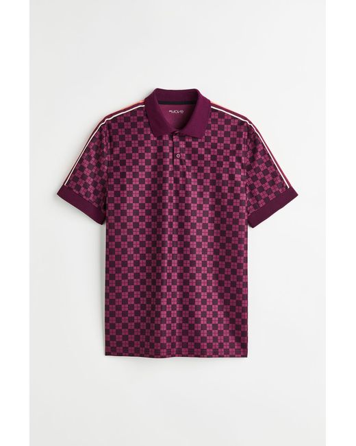 H & M Regular Fit Piqué Sports Shirt