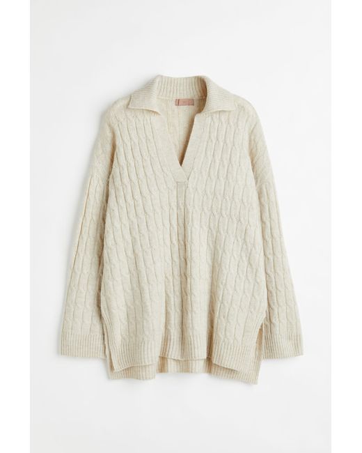 H & M Cable-knit Sweater
