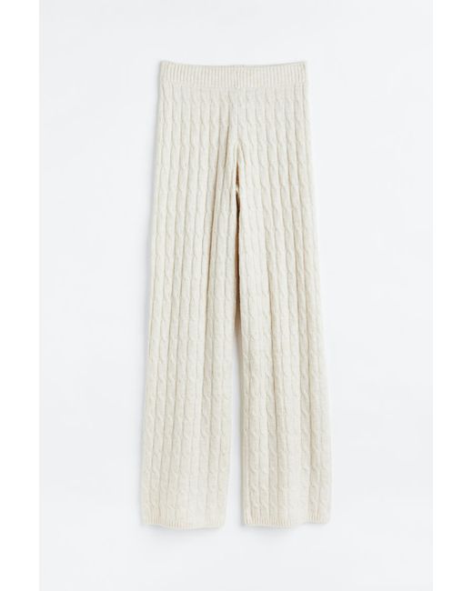 H & M Cable-knit Pants
