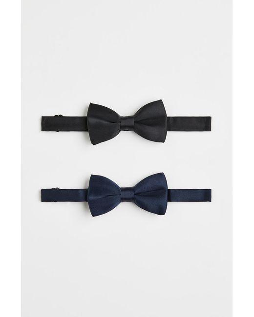 H & M 2-pack Satin Bow Ties
