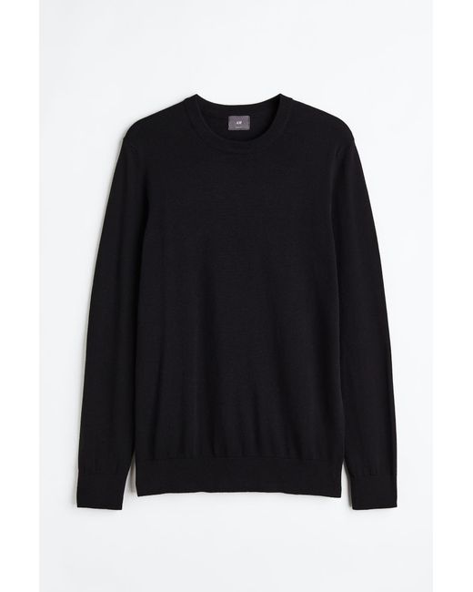 H & M Slim Fit Fine-knit Cotton Sweater