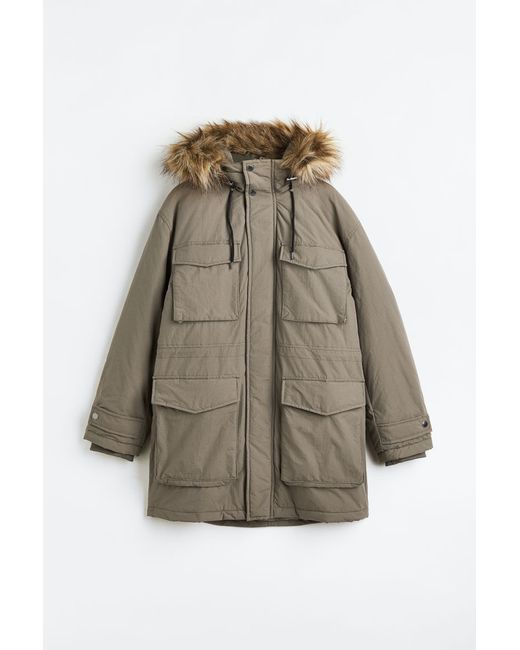 H & M Water-repellent Padded Parka