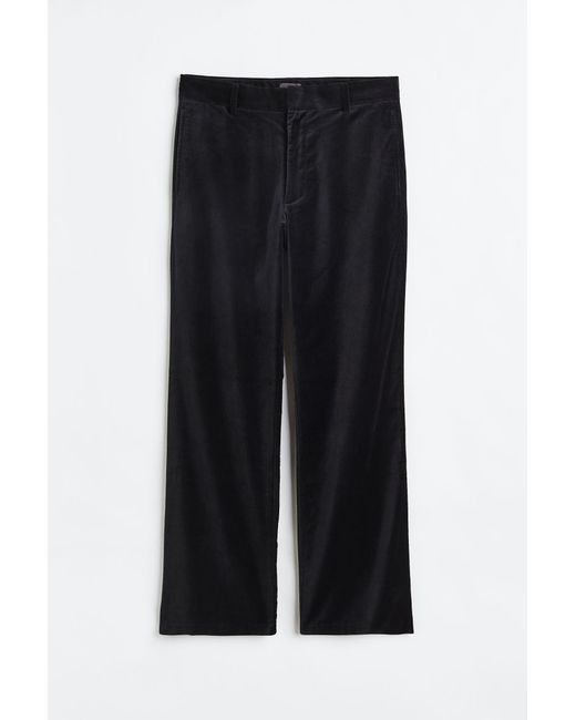 H & M Regular Fit Velour Pants