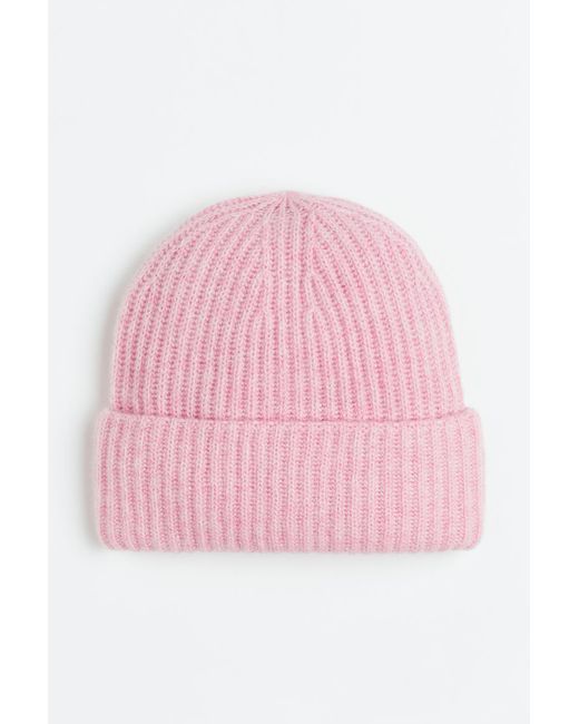 H & M Rib-knit Cashmere Hat