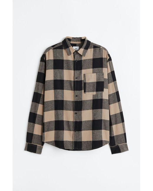 H & M Relaxed Fit Flannel Shirt