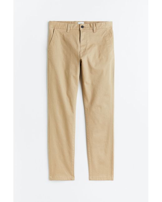 H & M Skinny Fit Cotton Chinos