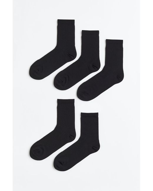 H & M 5-pack Sports Socks in DryMove