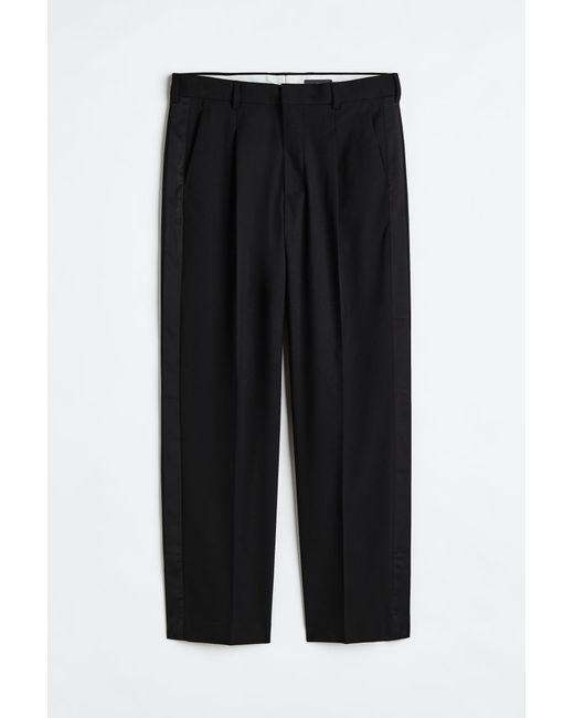 H & M Relaxed Fit Tuxedo Pants