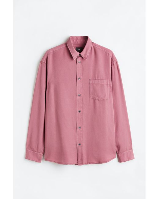 H & M Relaxed Fit Lyocell Shirt