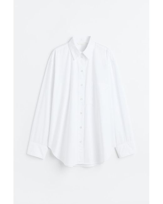 H & M Cotton Poplin Shirt