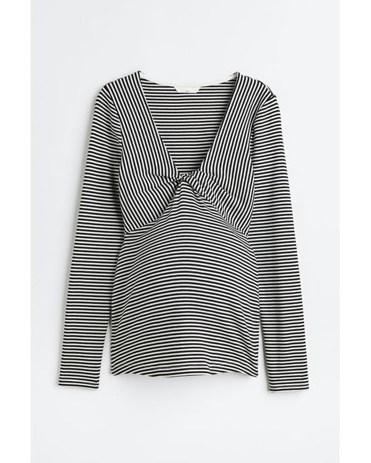 H & M MAMA Knot-detail top