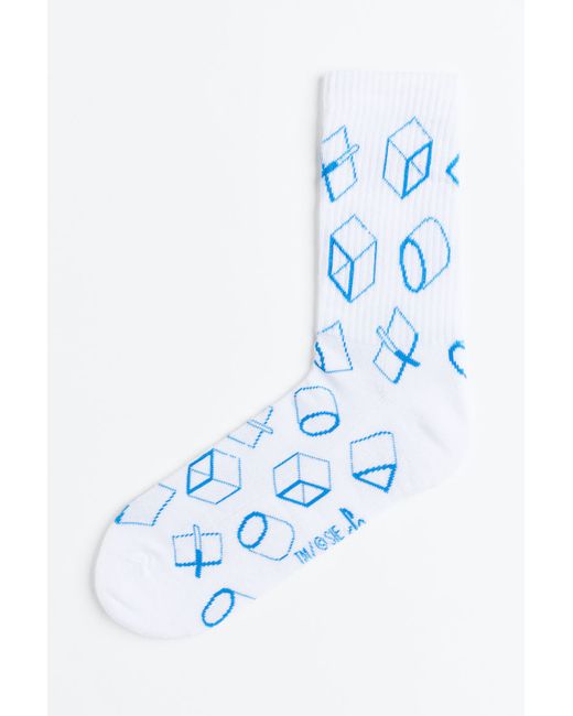 H & M Motif-detail Socks