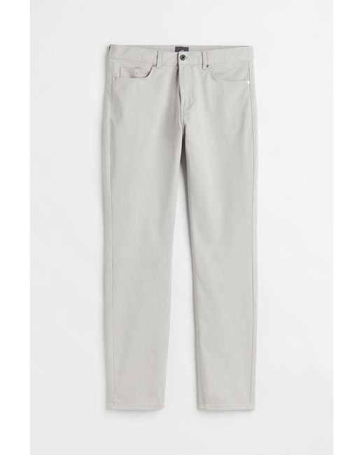 H & M Slim Fit Cotton Twill Pants