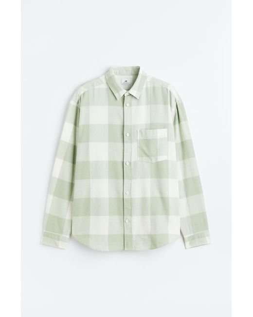 H & M Relaxed Fit Flannel Shirt