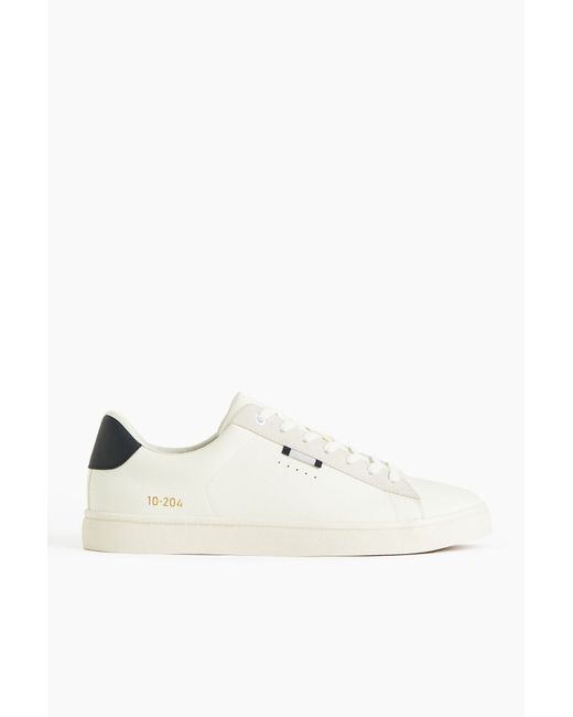 H & M Faux Leather Sneakers