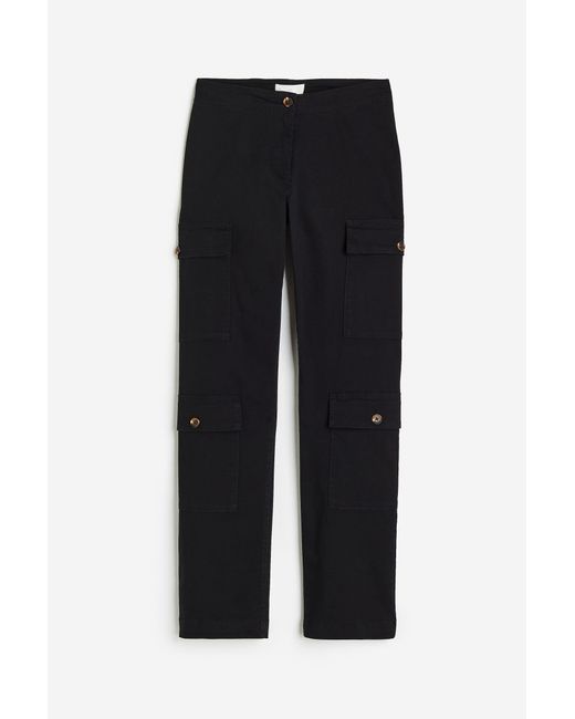 H & M Cotton twill cargo trousers