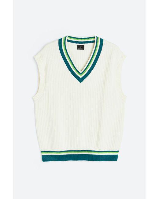 H & M Relaxed Fit V-neck Sweater Vest